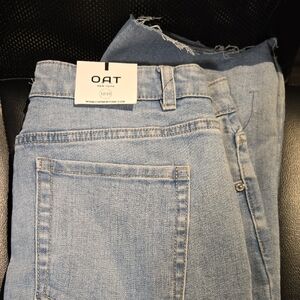 Oat New York Light Blue Straight Leg Jeans